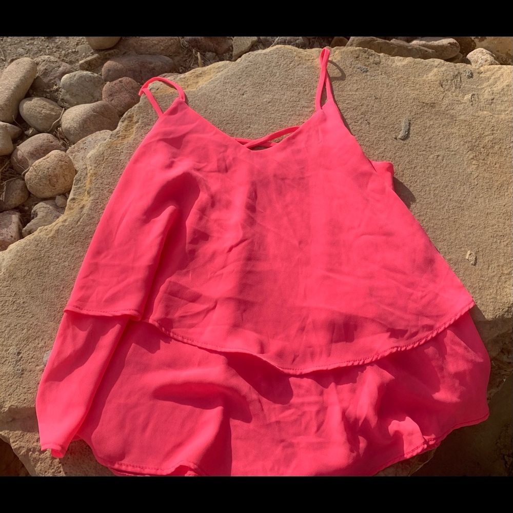 Annabella cute pink tank top